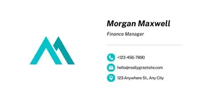 Blue Modern Professional Business Email Signature